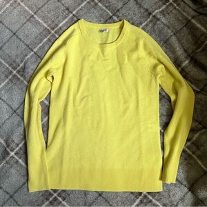 Cashmere Halogen Yellow Sweater